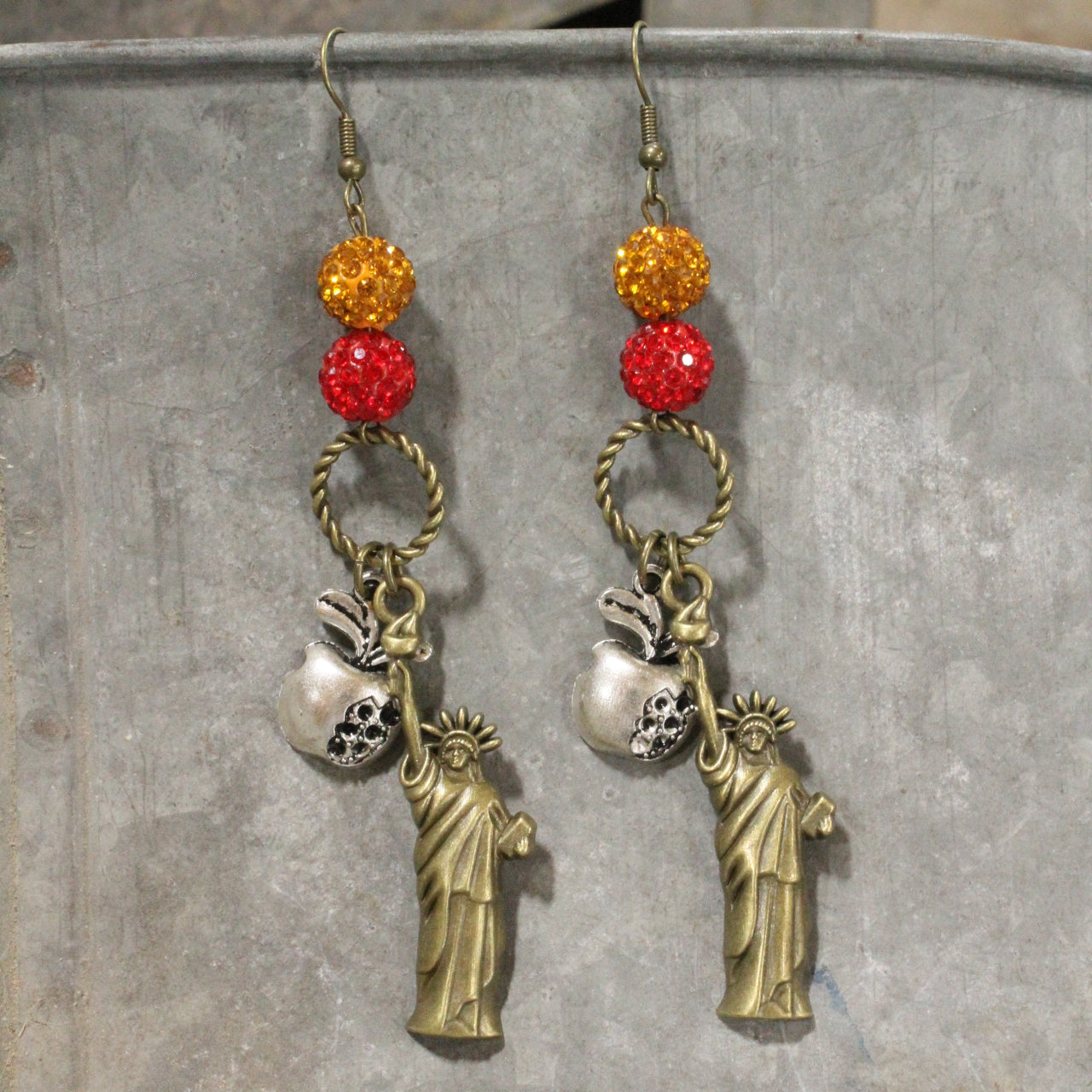 Travel Time In New York Dangle Earrings