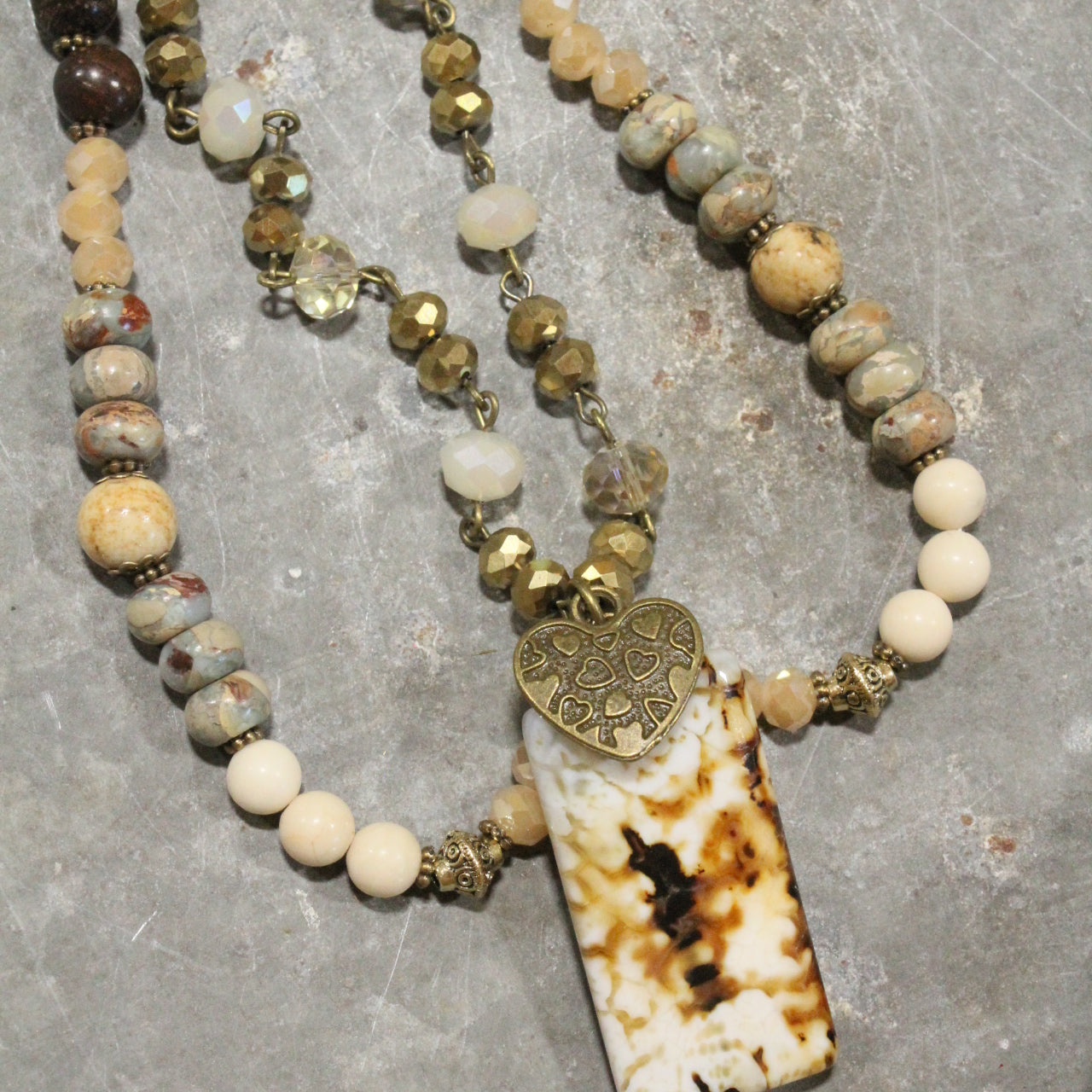 Rock Solid In Love With You Layered Necklace