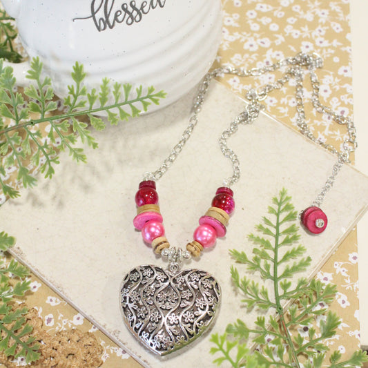 Flowering Heart Necklace