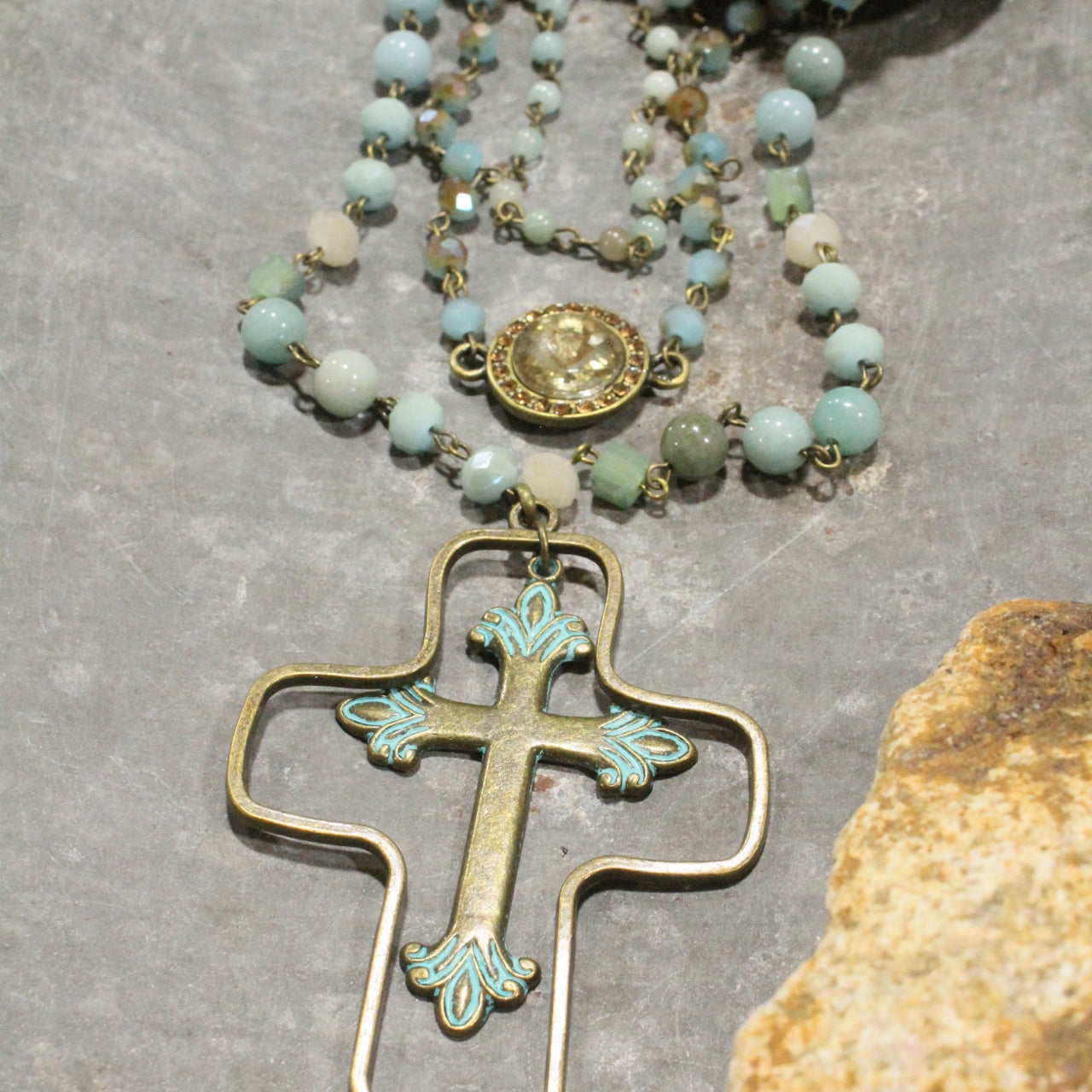 Forgiven Triple Layered Necklace