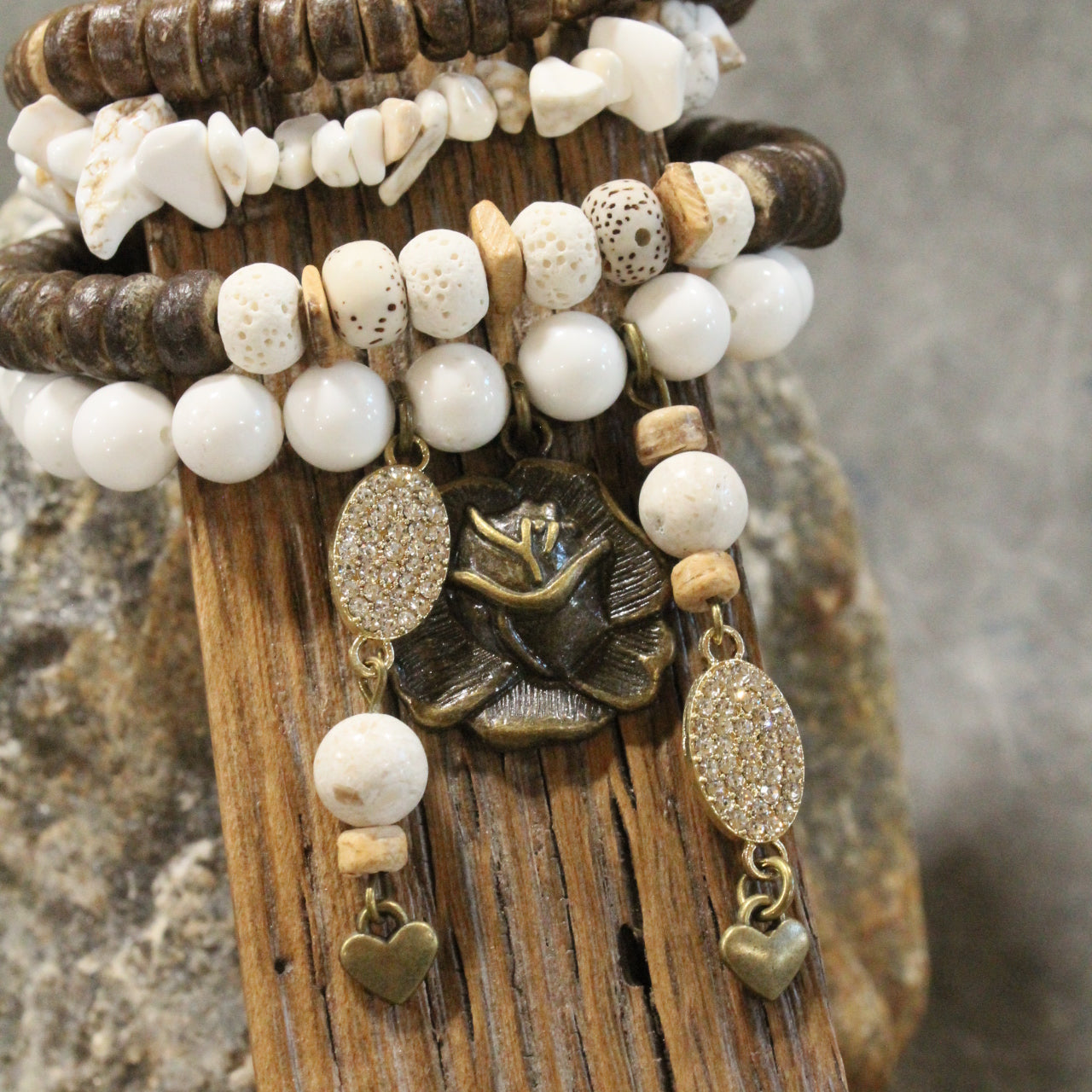 Give her Roses Bracelet Set