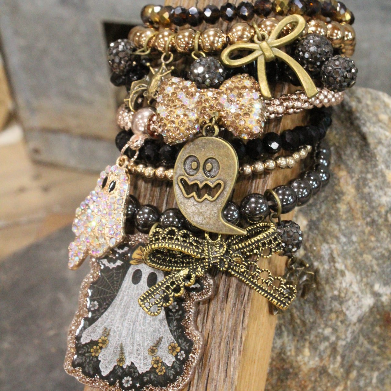 Ghostly BOO Charm'd Bracelet Set