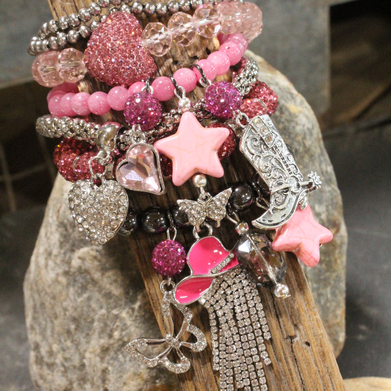 Dollywood Here We Come Charm'd Bracelet Set
