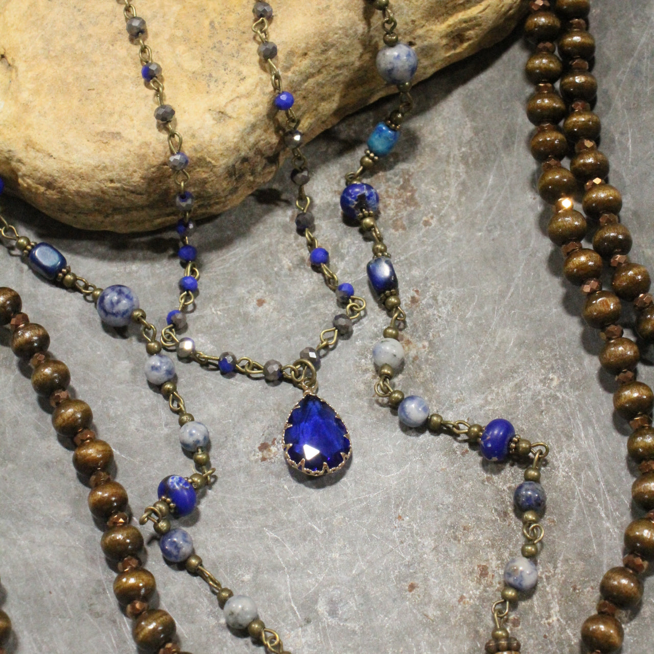 Striking Boho Layered Necklace