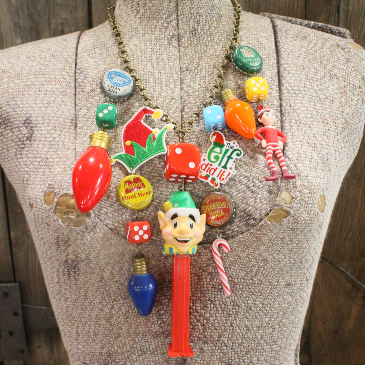 North Pole Bound Elf Charm'd Necklace
