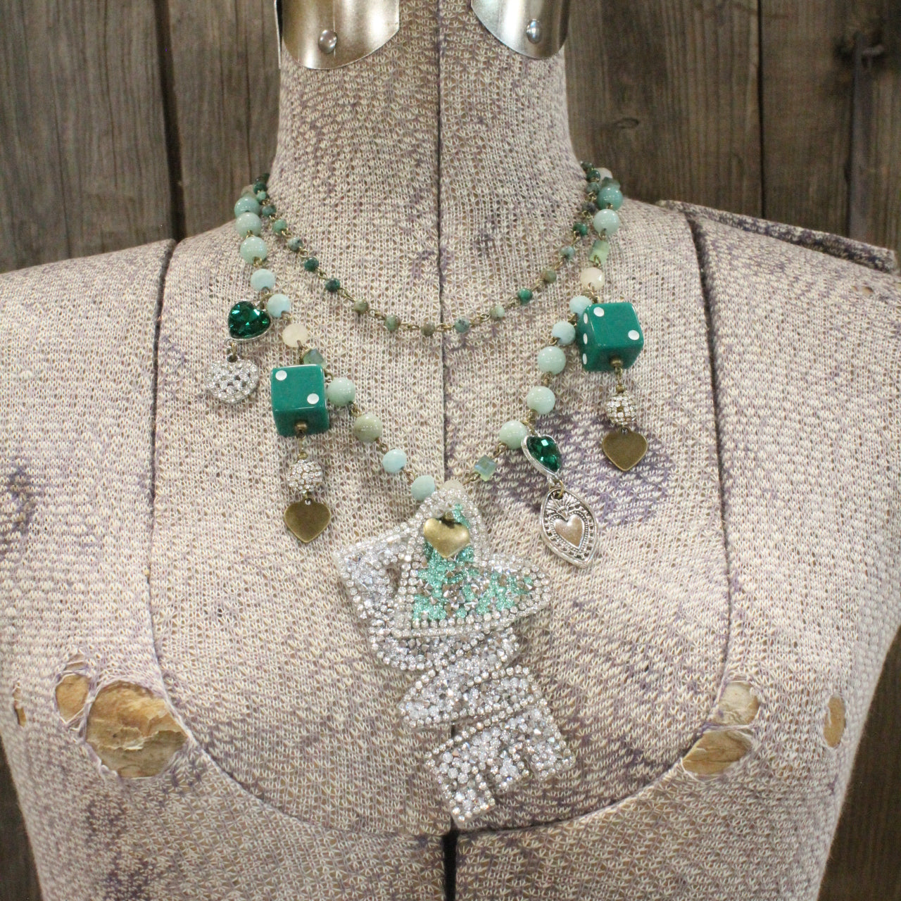 I Hit The Jack Pot With This Green Love Charm Necklace