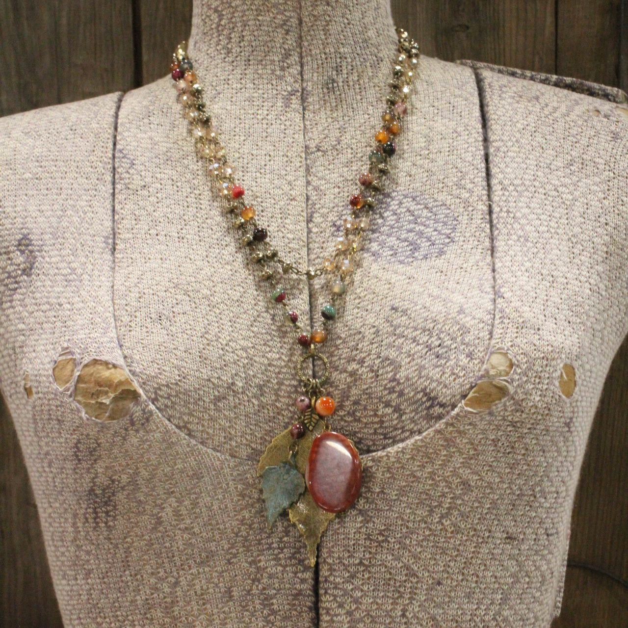 All Things Fall Leaf Necklace