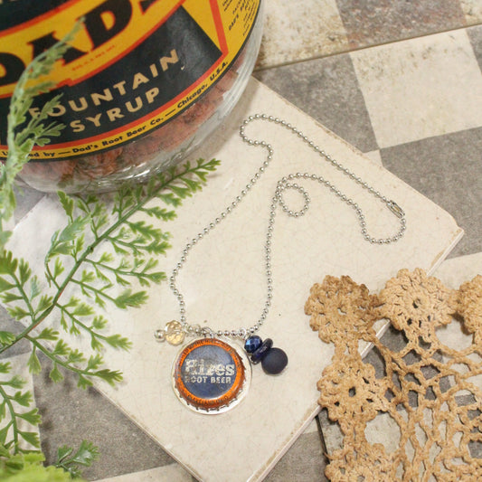 Rootbeer Float Necklace
