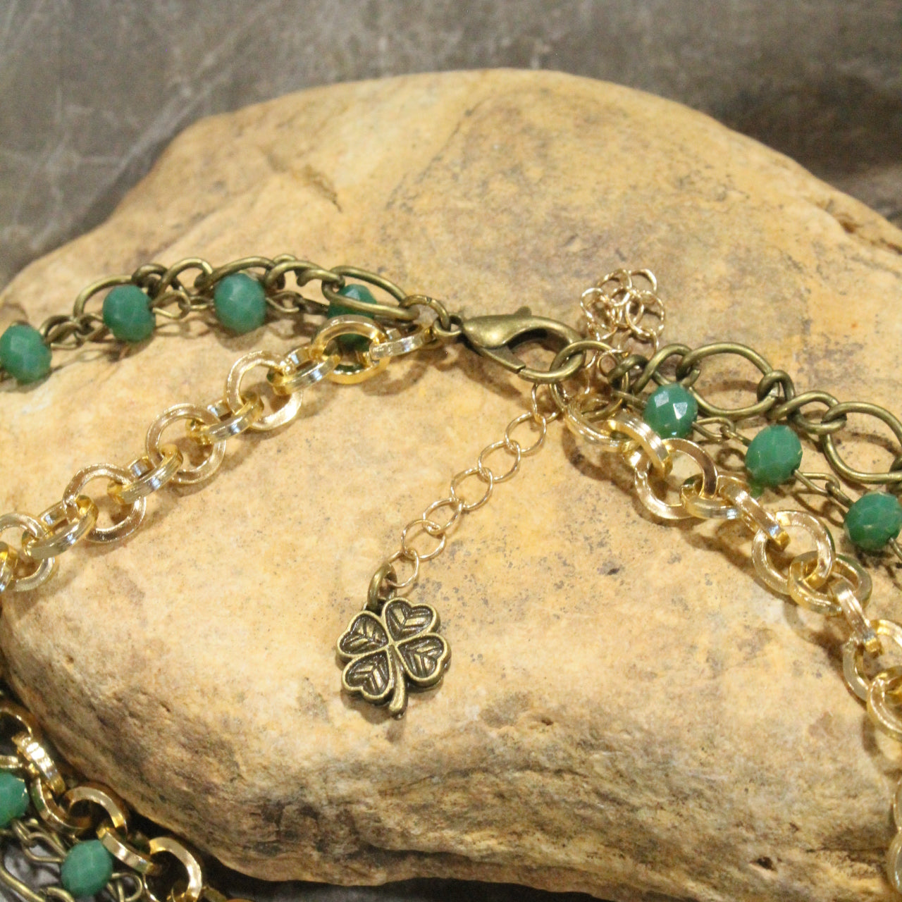 Four Leaf Clover Layered Necklace