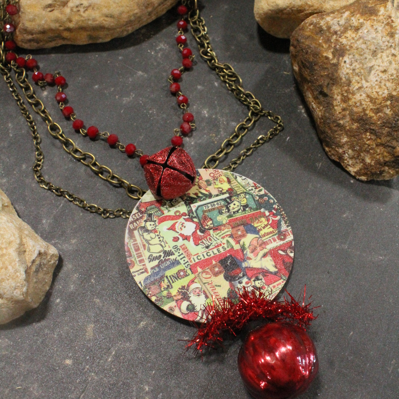 All Things Christmas Charm'd Necklace