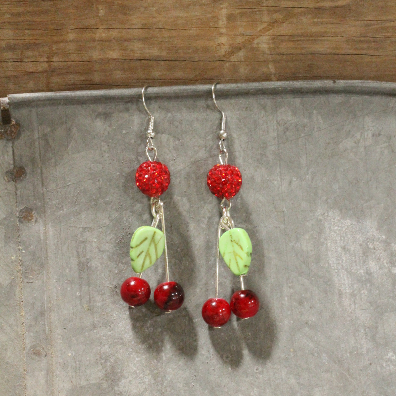 Hi Ho Cherry Ohhh...Dangle Earrings