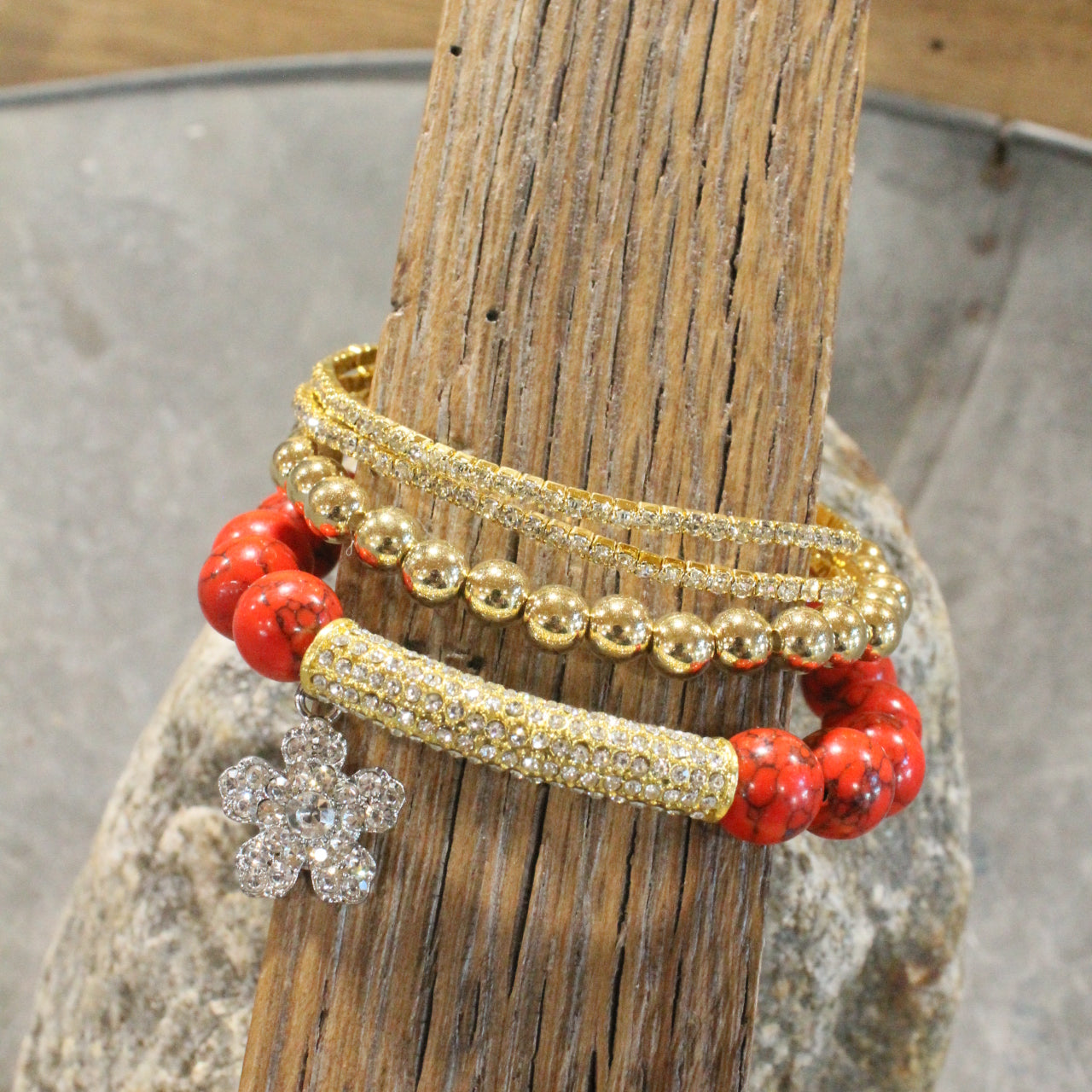 Robin Red Breast Bracelet Set