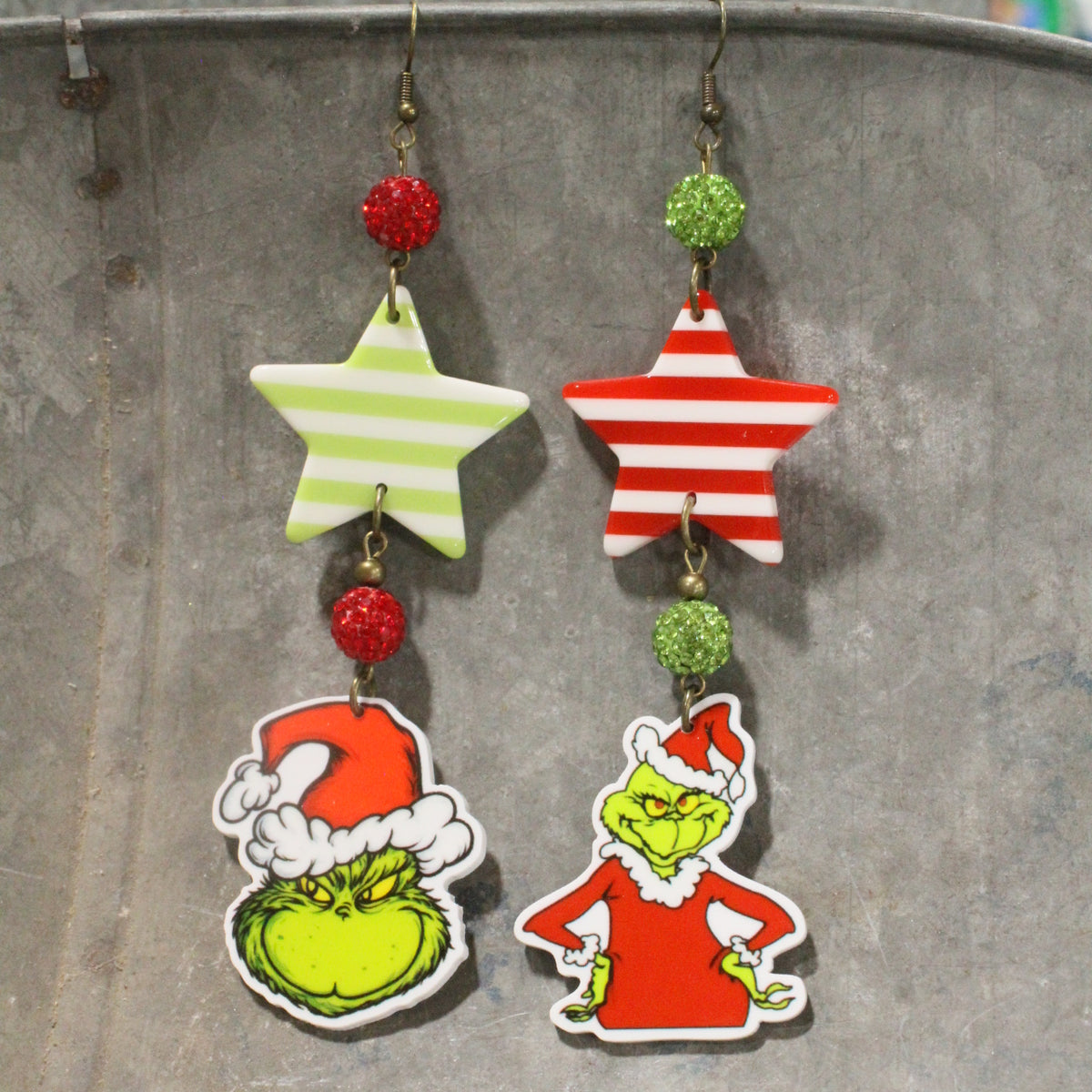 You Got Me At GRINCH Dangle Earrings