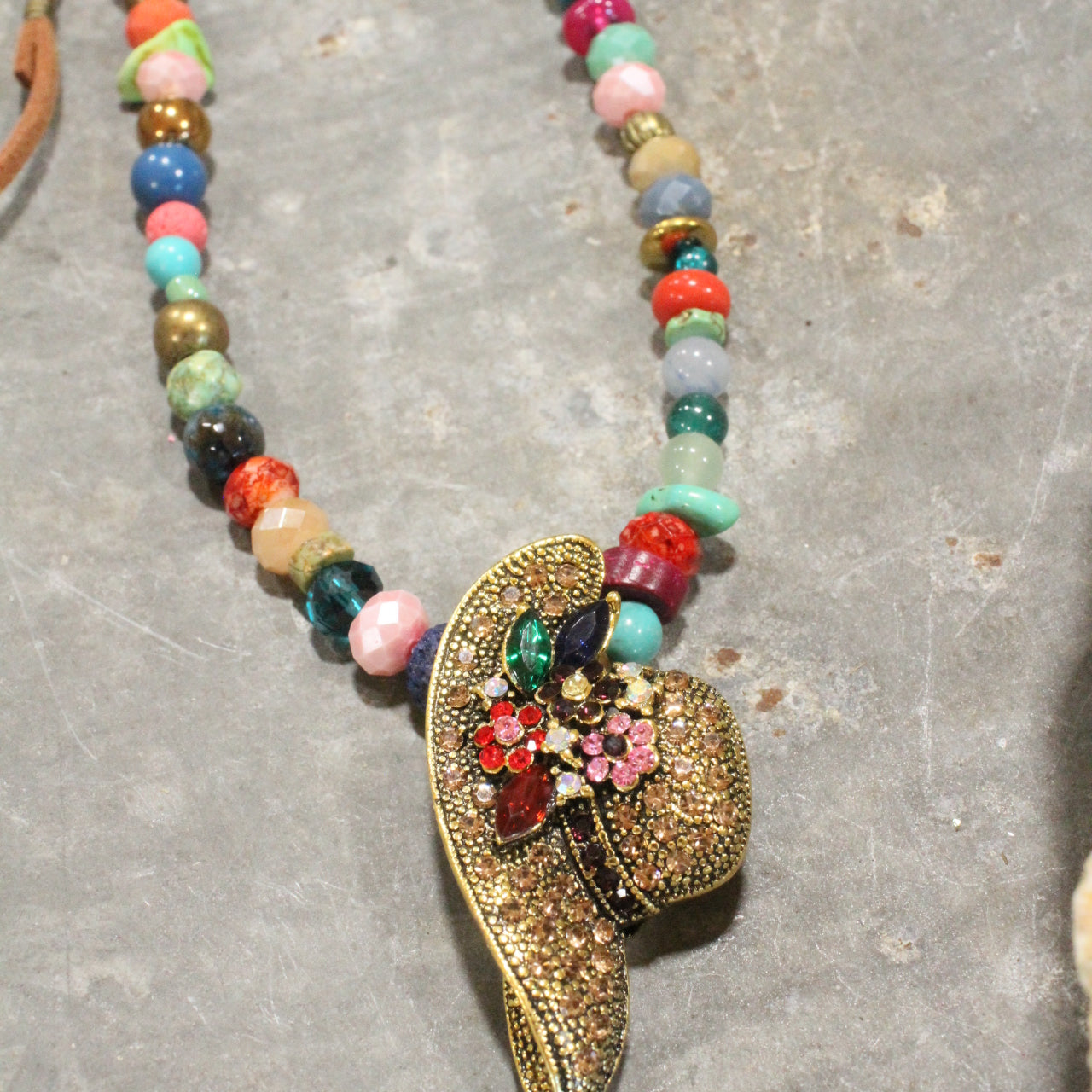 Hats Off To Summer Time Pendant Necklace