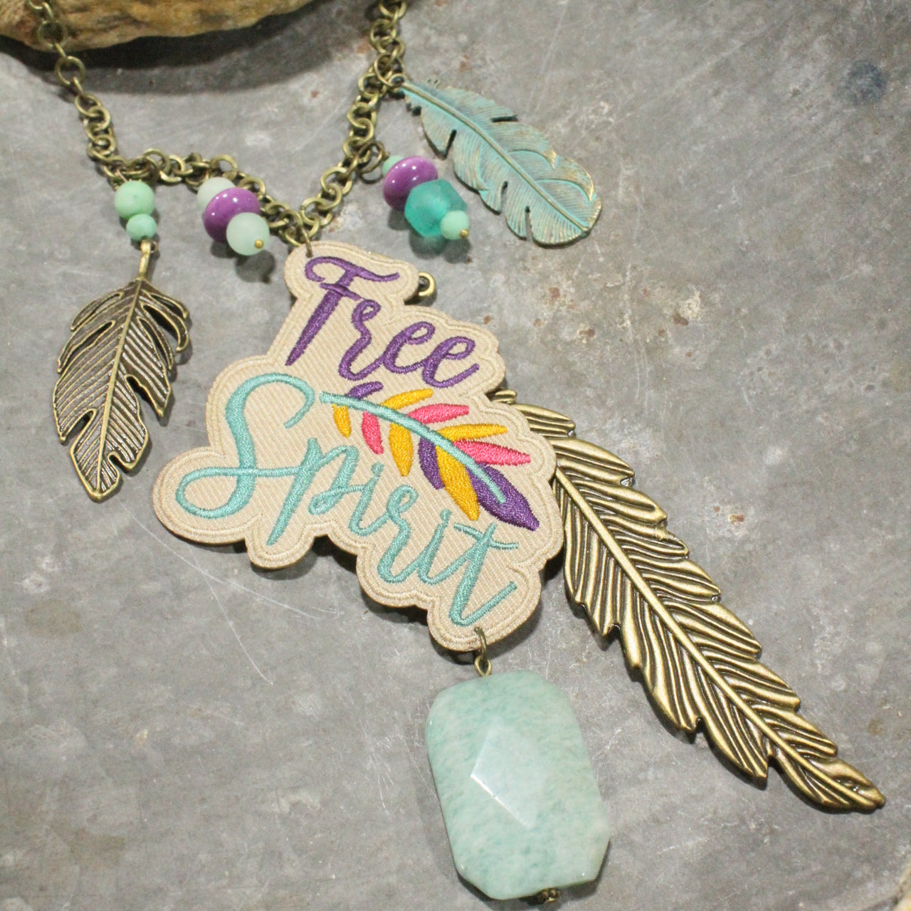 Free Spirit, Feather Lovin' Charm'd Necklace