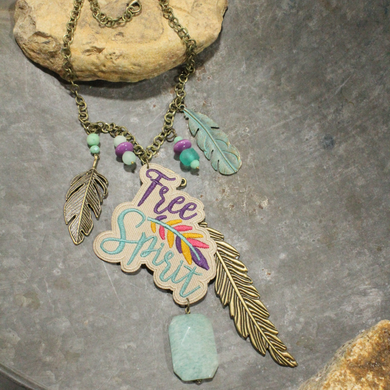 Free Spirit, Feather Lovin' Charm'd Necklace