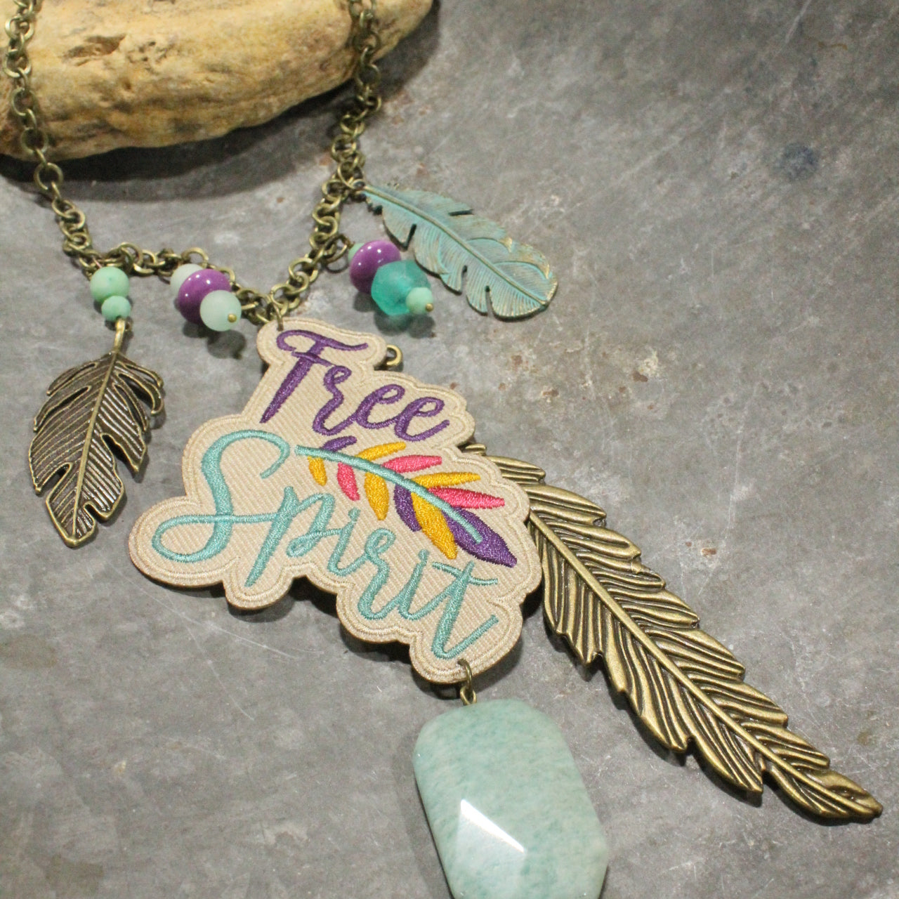 Free Spirit, Feather Lovin' Charm'd Necklace