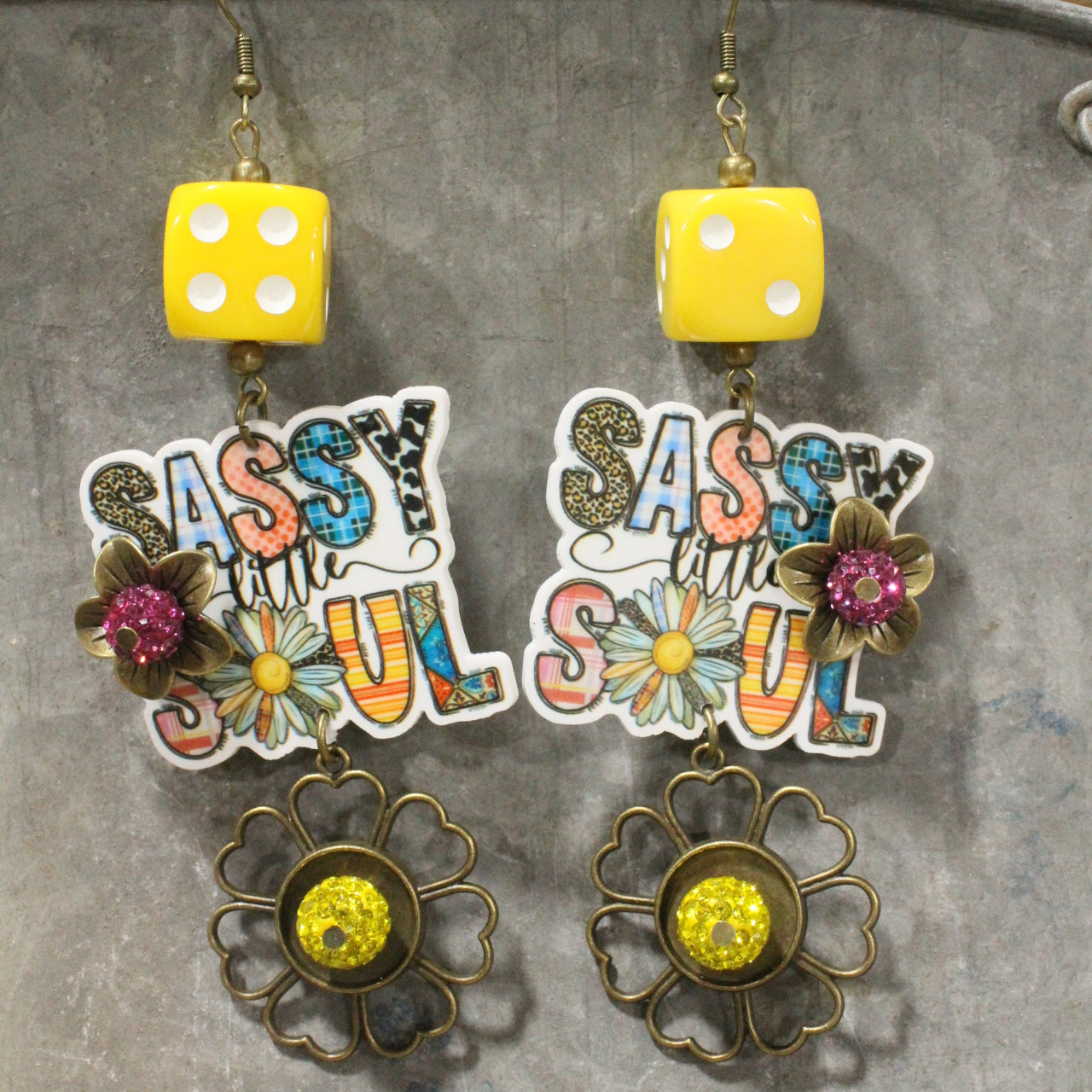 Sassy Little Soul Dangle Earrings