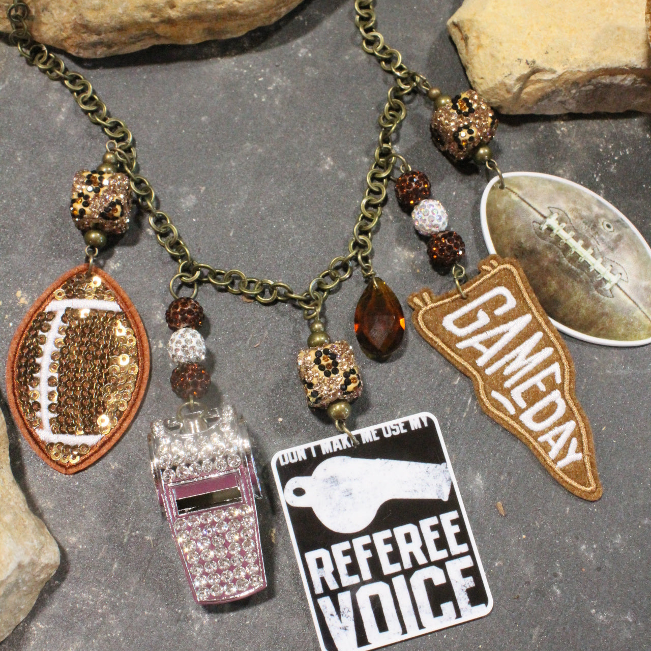 Don't Make Me Use My Referee Voice Charm'd Necklace