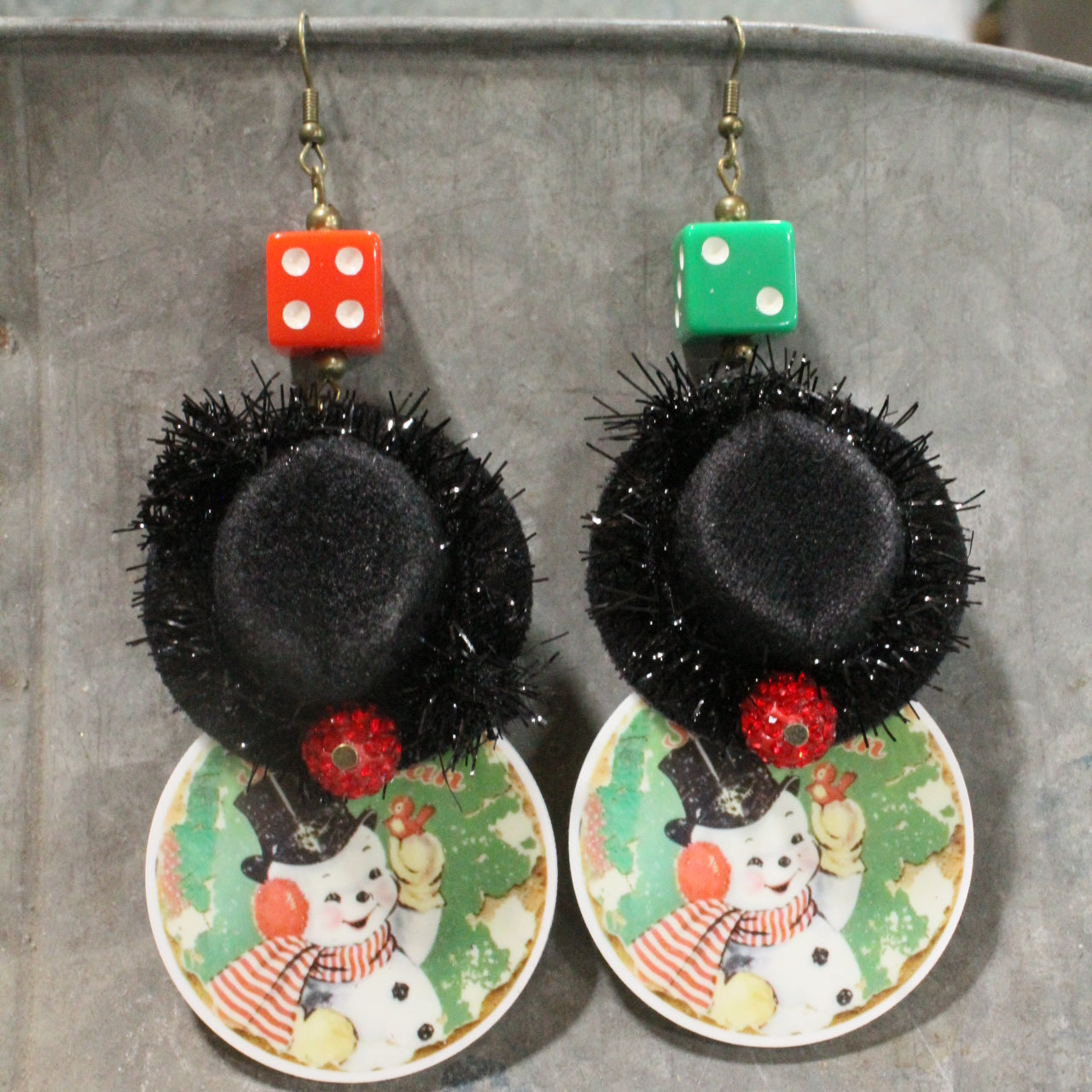 All Things Winter Dangle Earrings