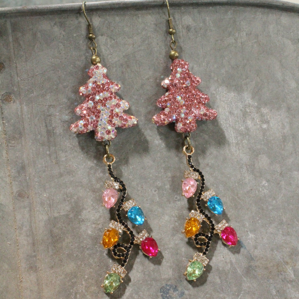 Stringing Lights Dangle Earrings