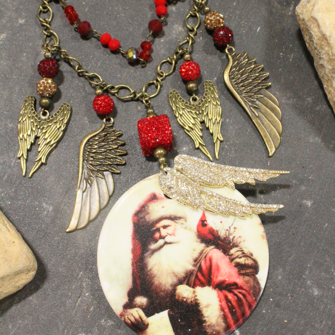 Always With You Cardinal Charm'd Necklace