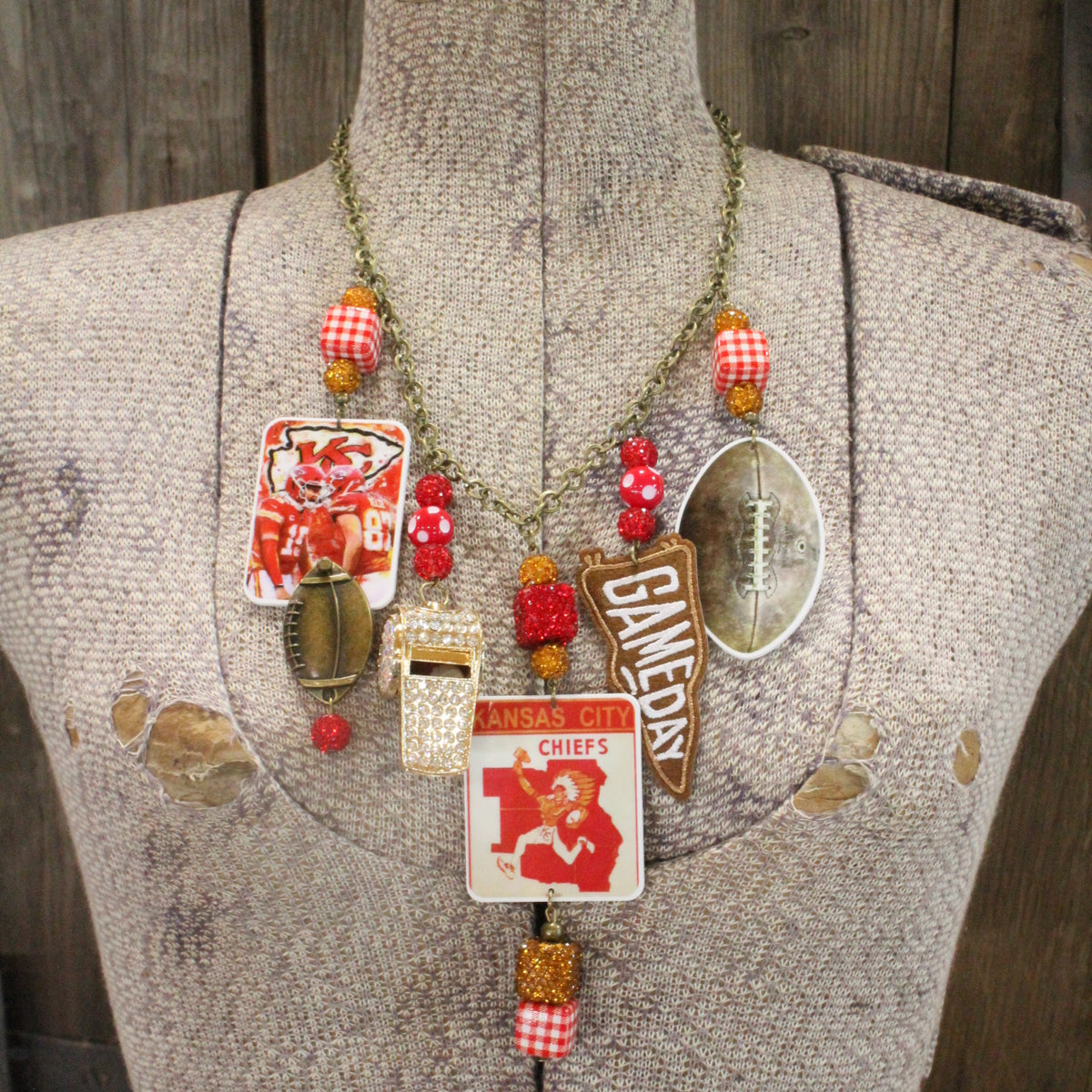 How 'Bout Those Chiefs Charm'd Necklace