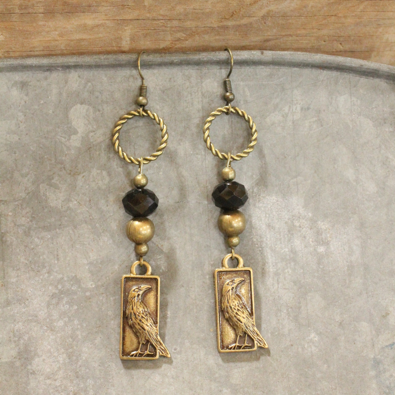 Ravens In The Night Sky Earrings