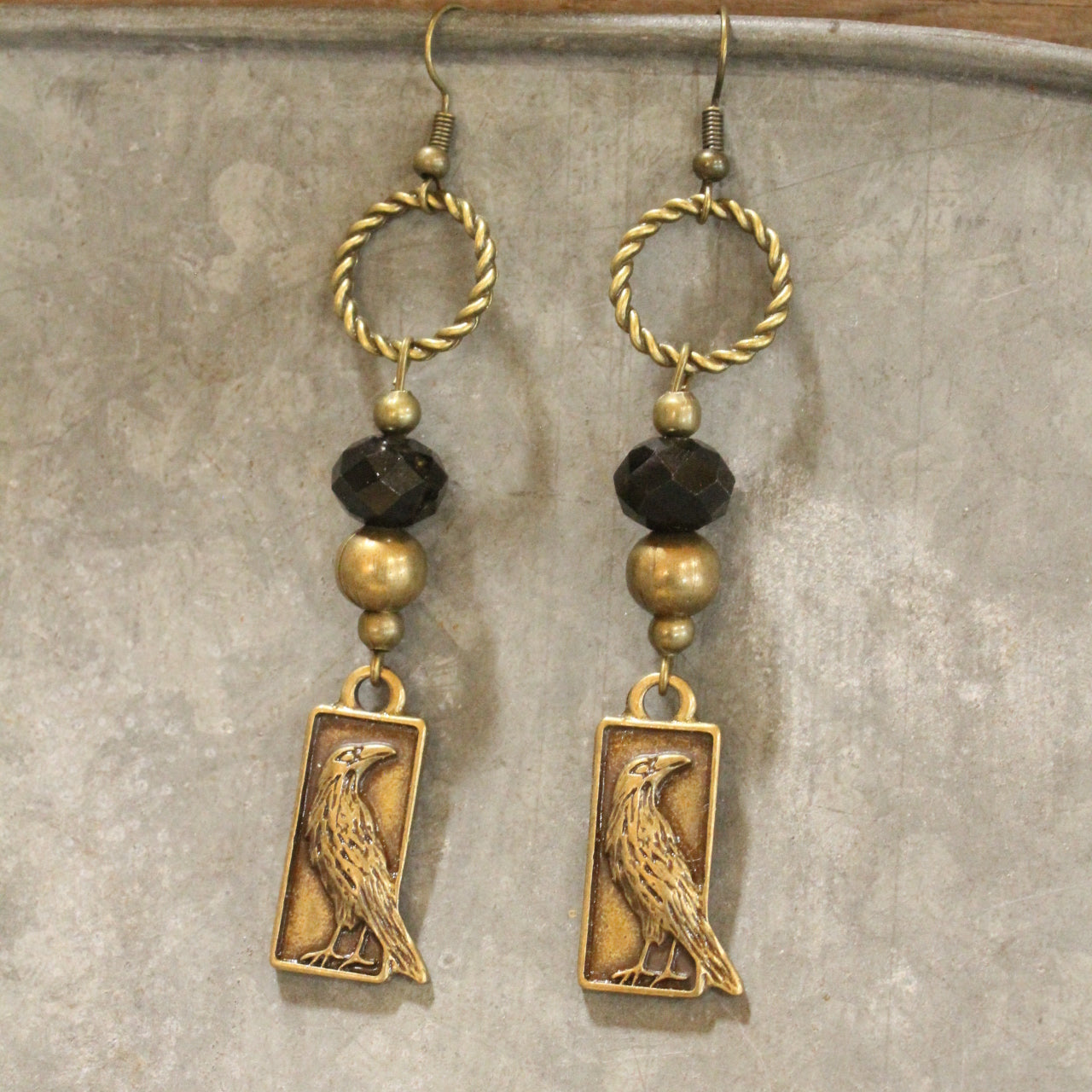Ravens In The Night Sky Earrings