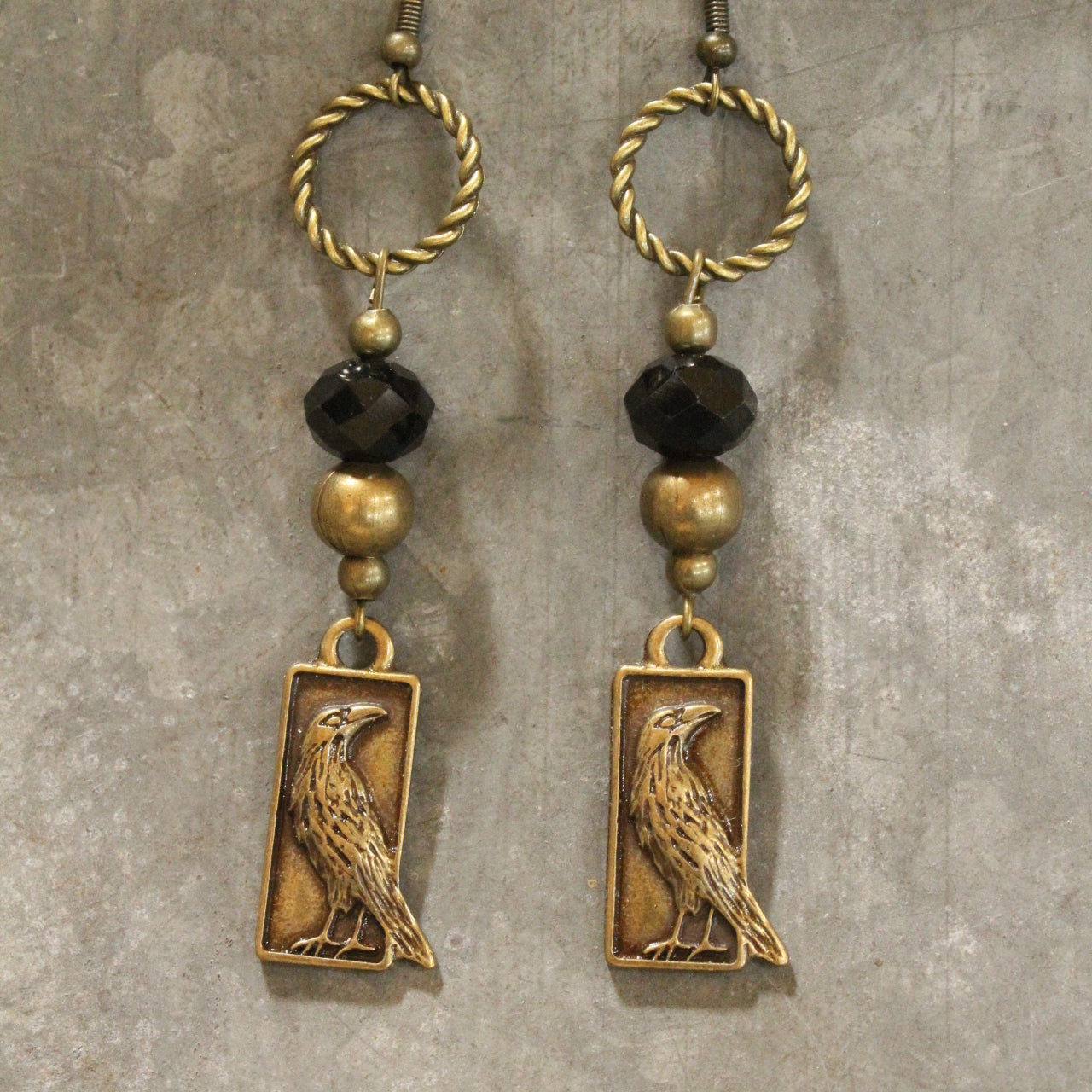 Ravens In The Night Sky Earrings