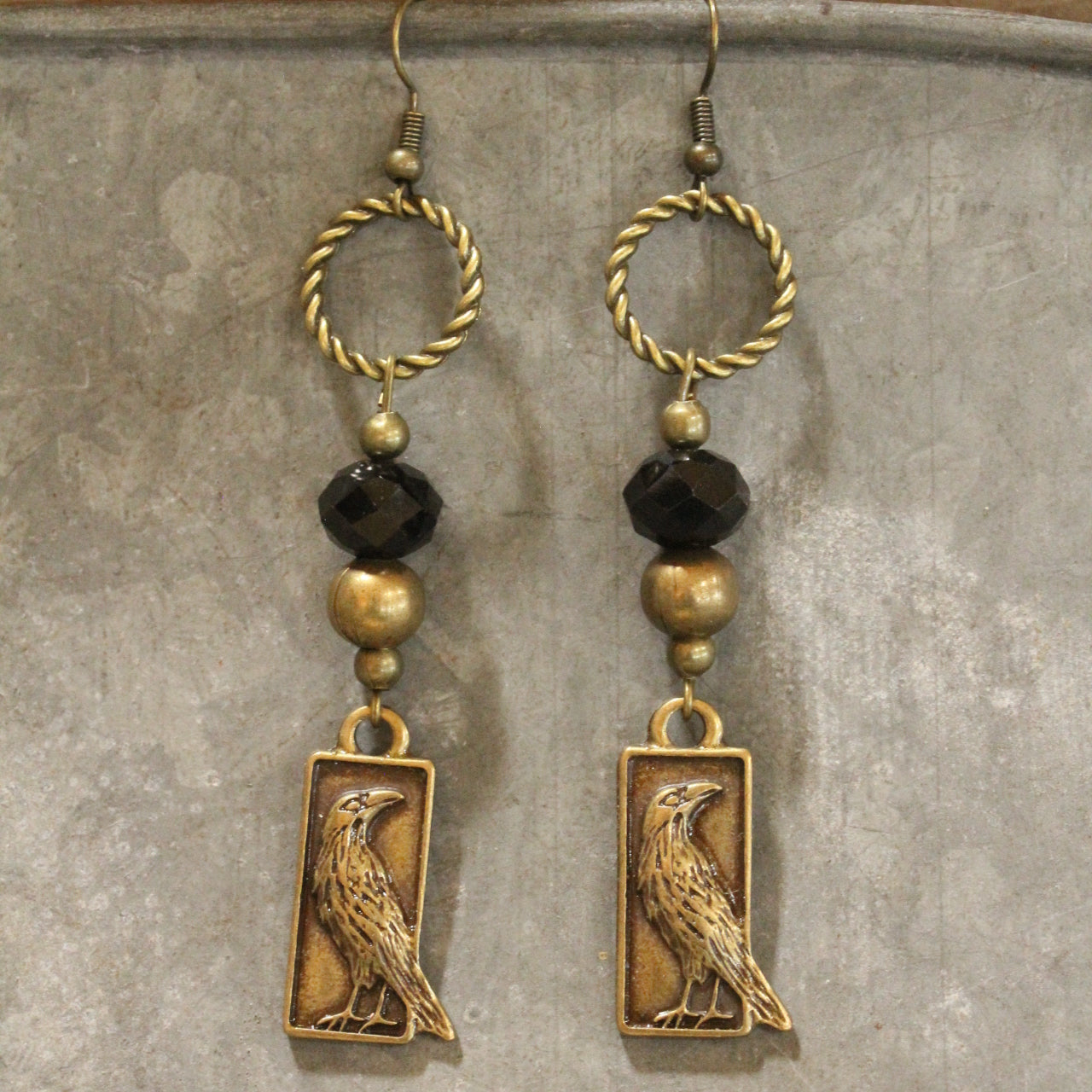 Ravens In The Night Sky Earrings