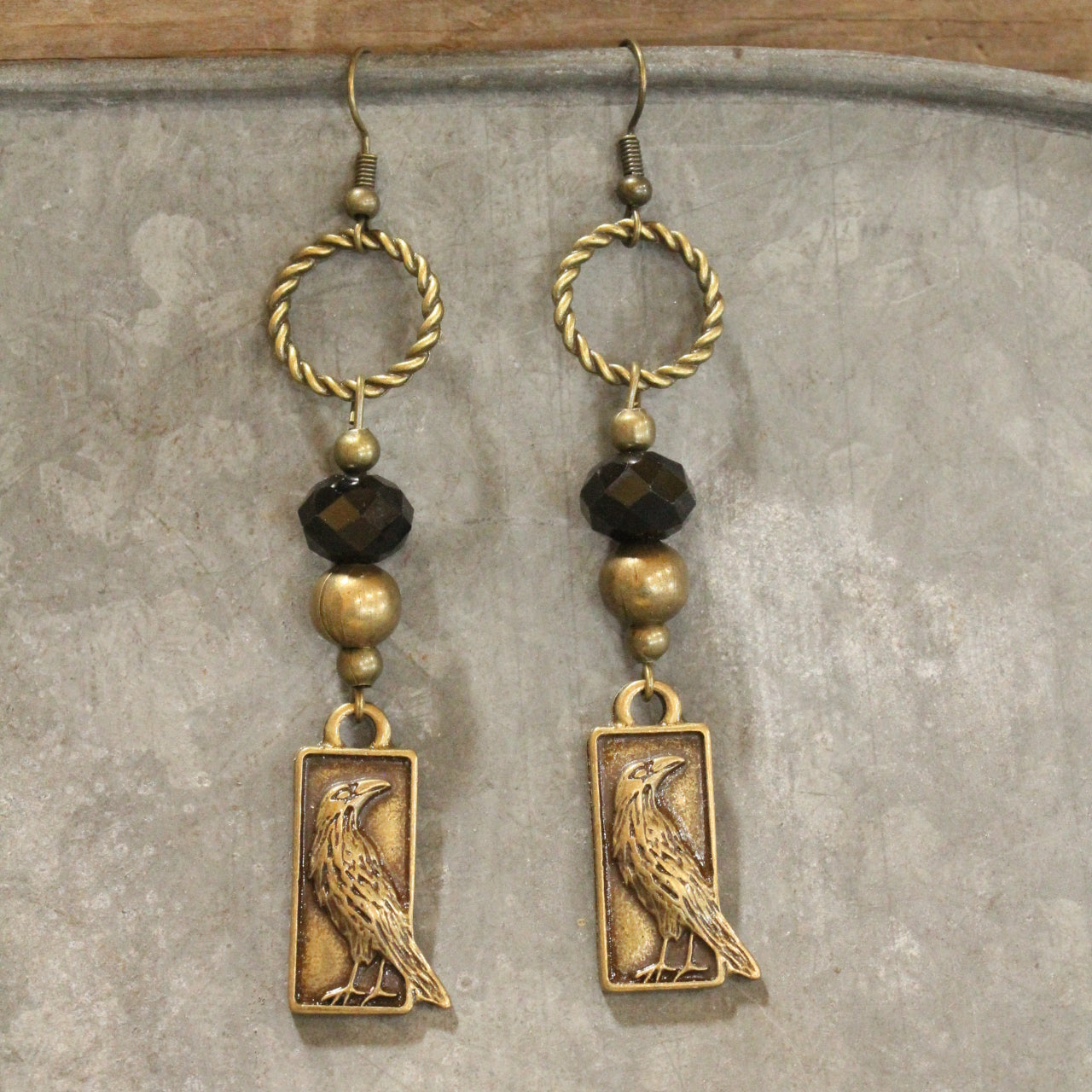 Ravens In The Night Sky Earrings