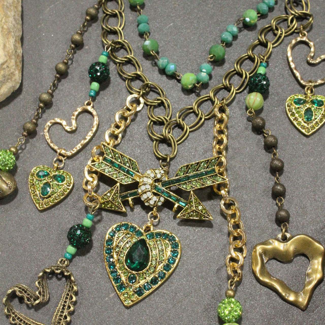 Shot In The Heart Charm'd Necklace