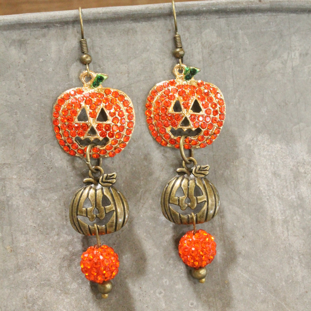 Not Just Jack Pumpkin Dangle Earrings