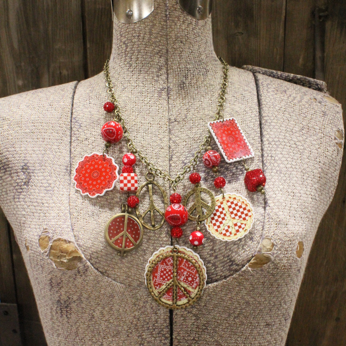 Bandana Baby Red Charm'd Necklace