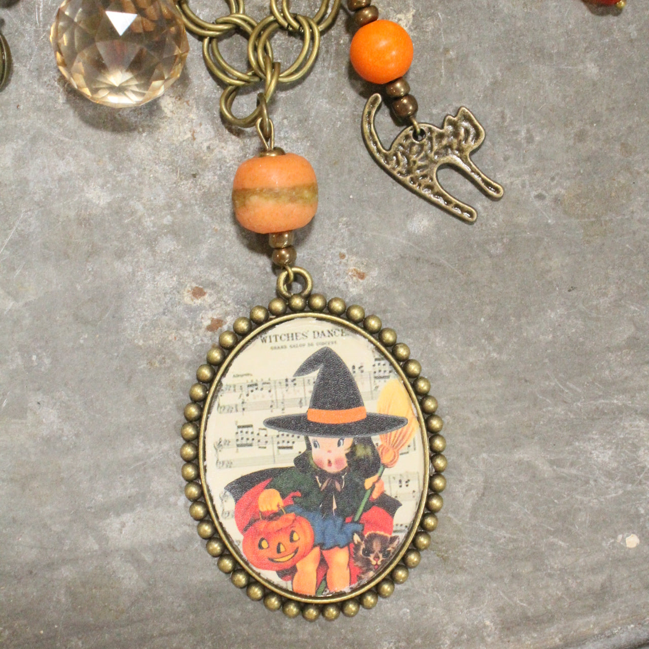 Halloween Witch Charming Layered Necklace