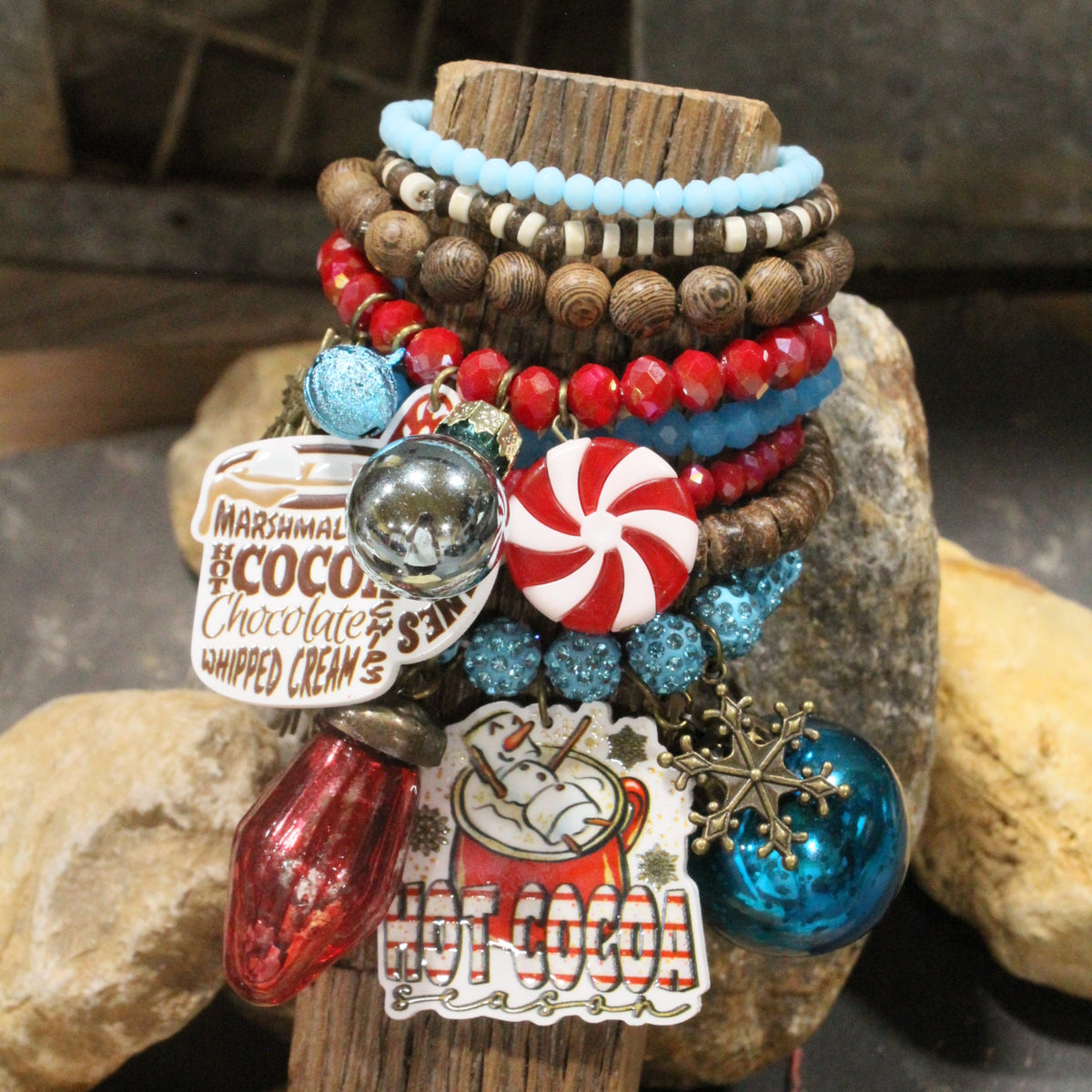 Baby It's Cold Outside Snowman Charm'd Bracelet Set