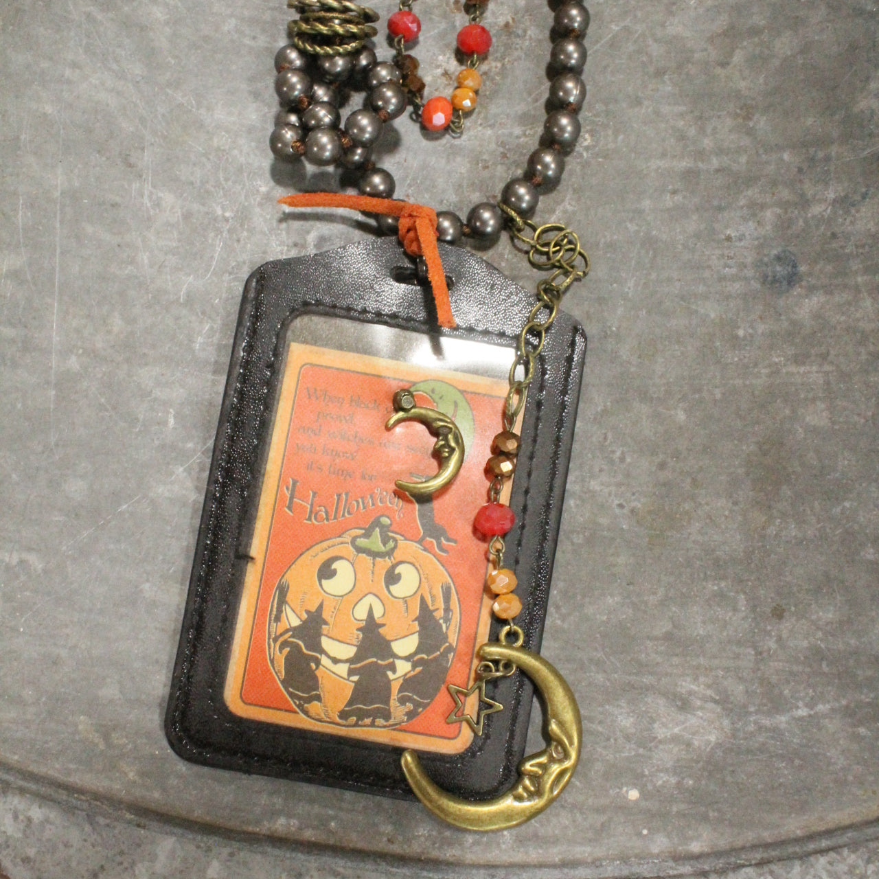 Black Cat & Witches Charm'd Layered Necklace