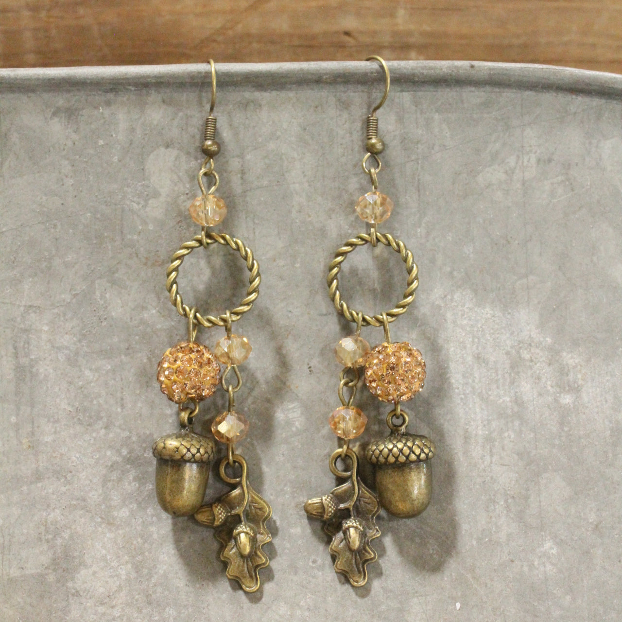 All About The Nutty Acorns Dangle Drop Earrings