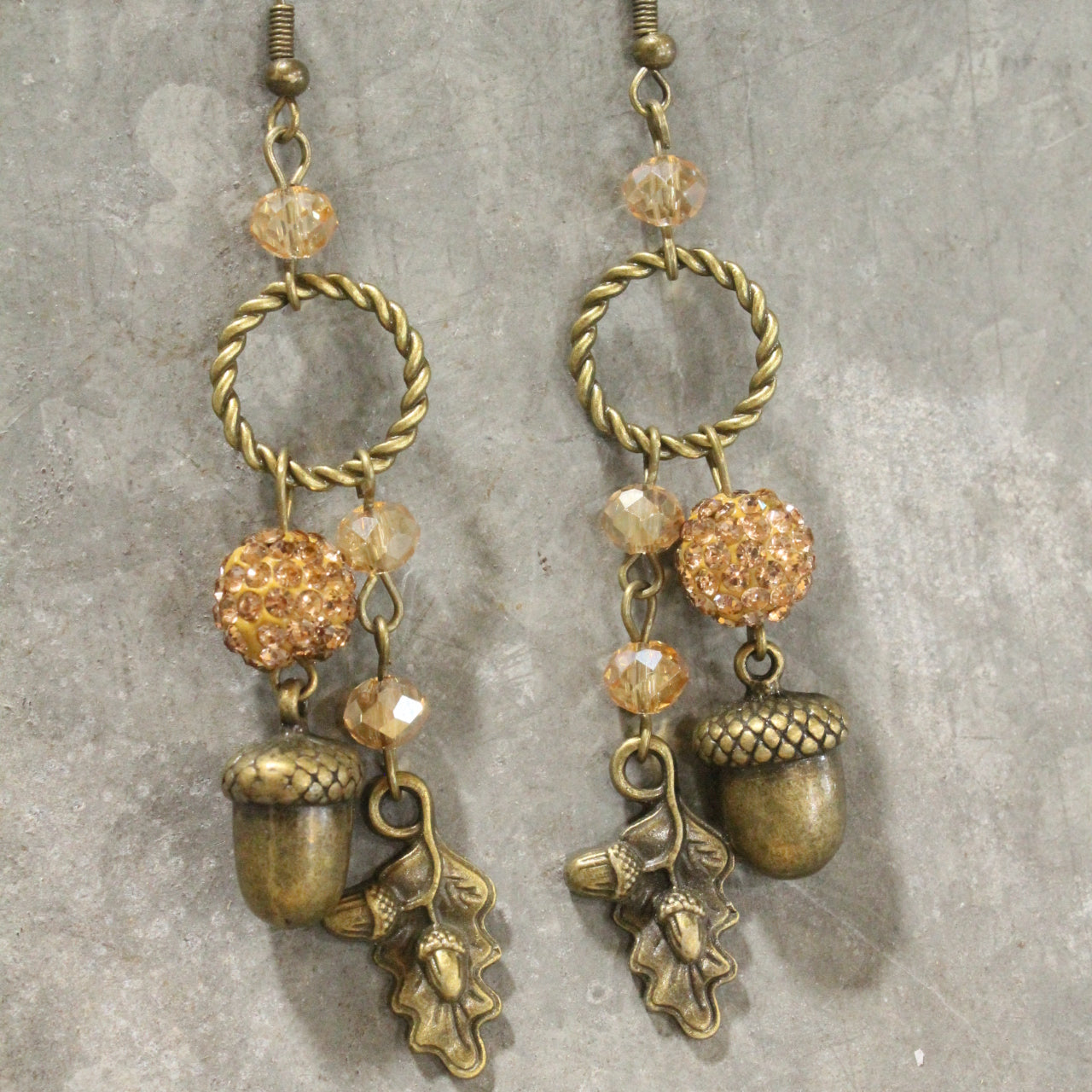 All About The Nutty Acorns Dangle Drop Earrings