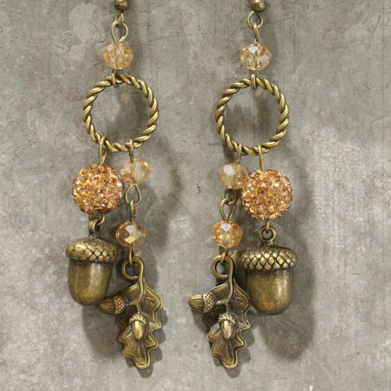 All About The Nutty Acorns Dangle Drop Earrings