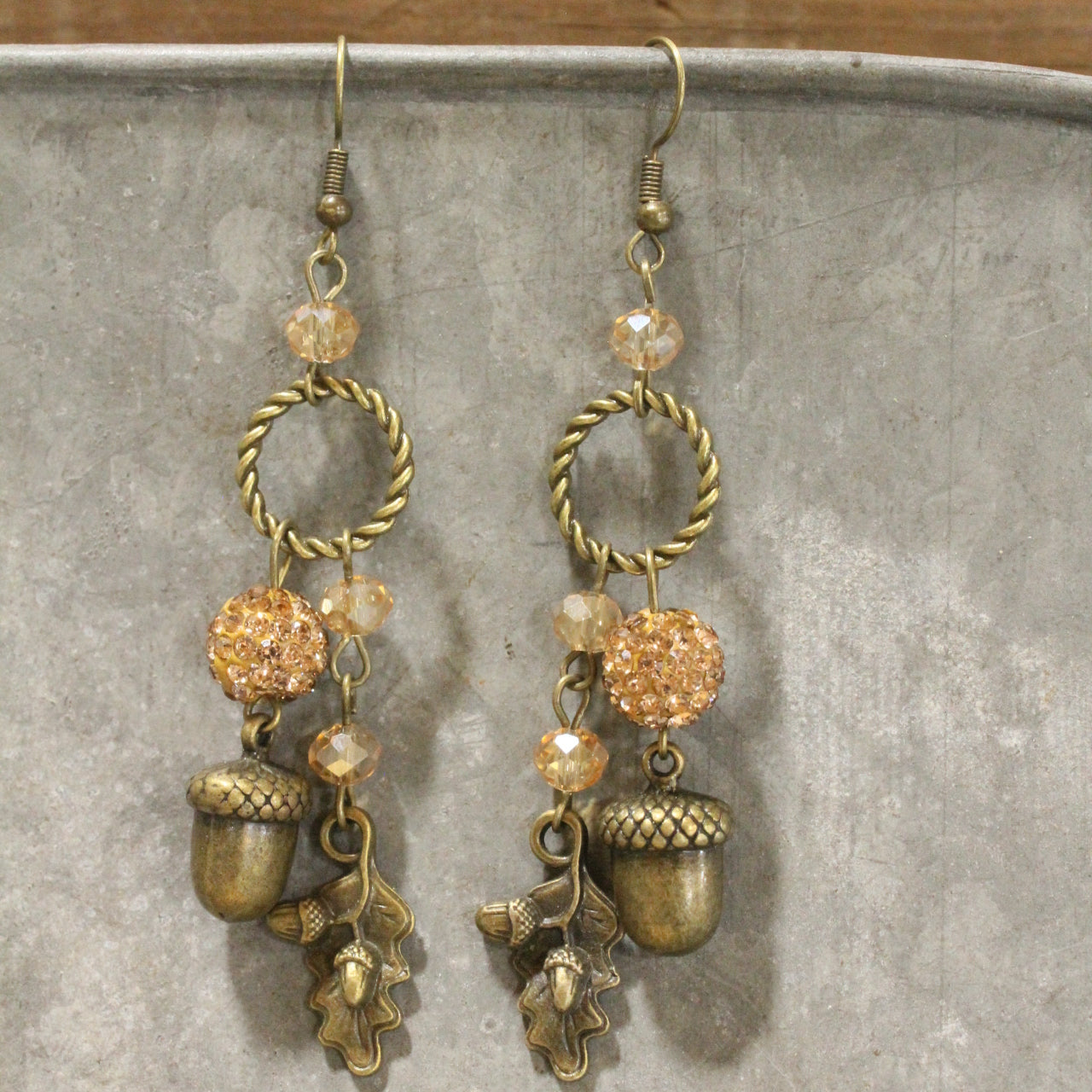 All About The Nutty Acorns Dangle Drop Earrings