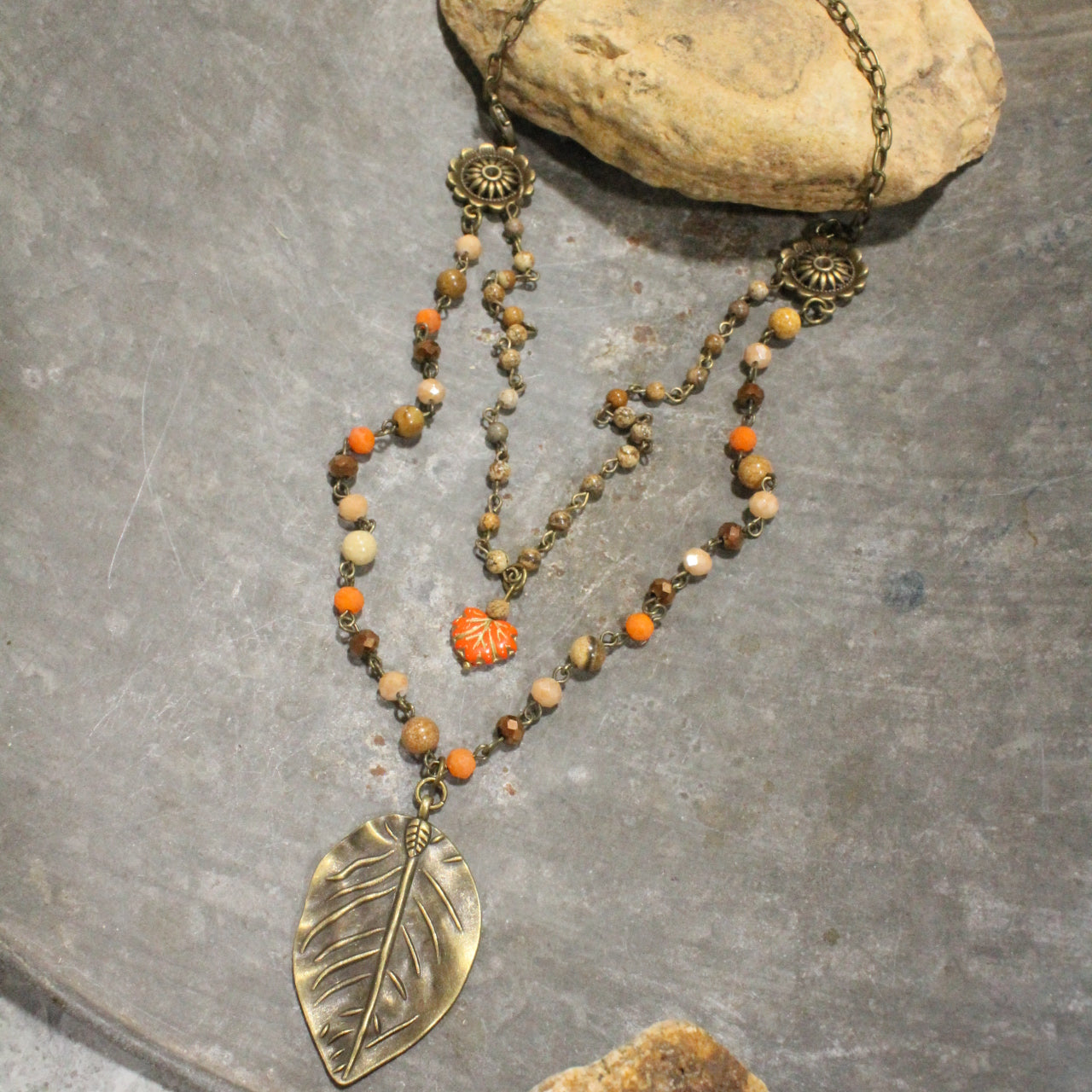 Ready For Fall Layered Necklace