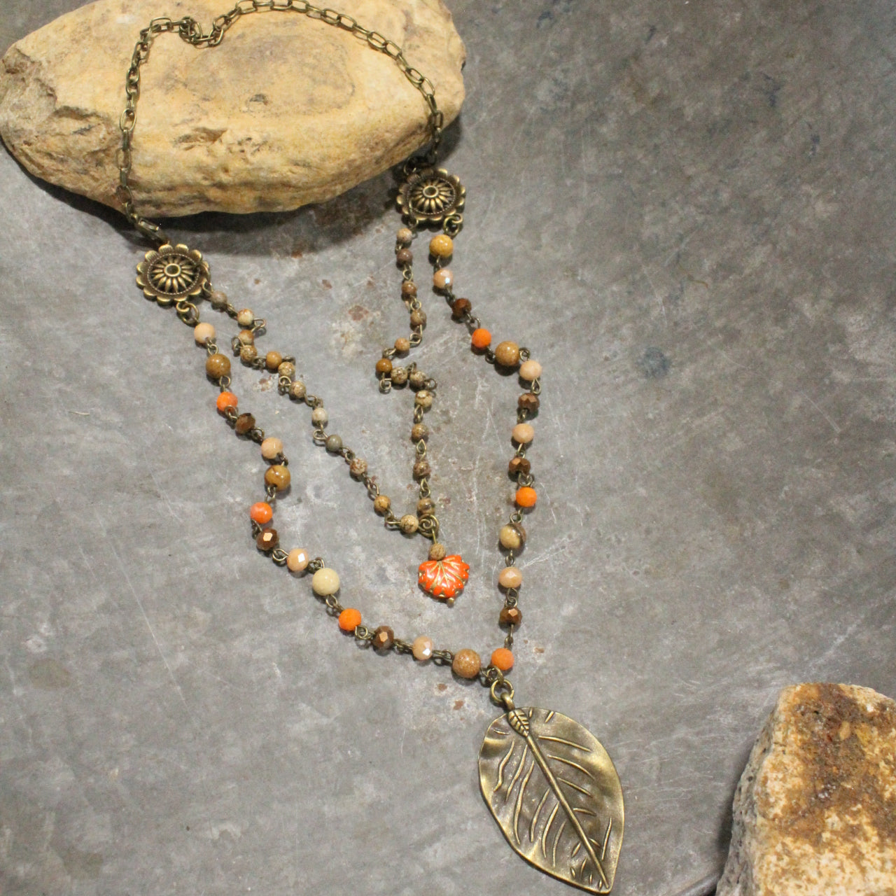 Ready For Fall Layered Necklace