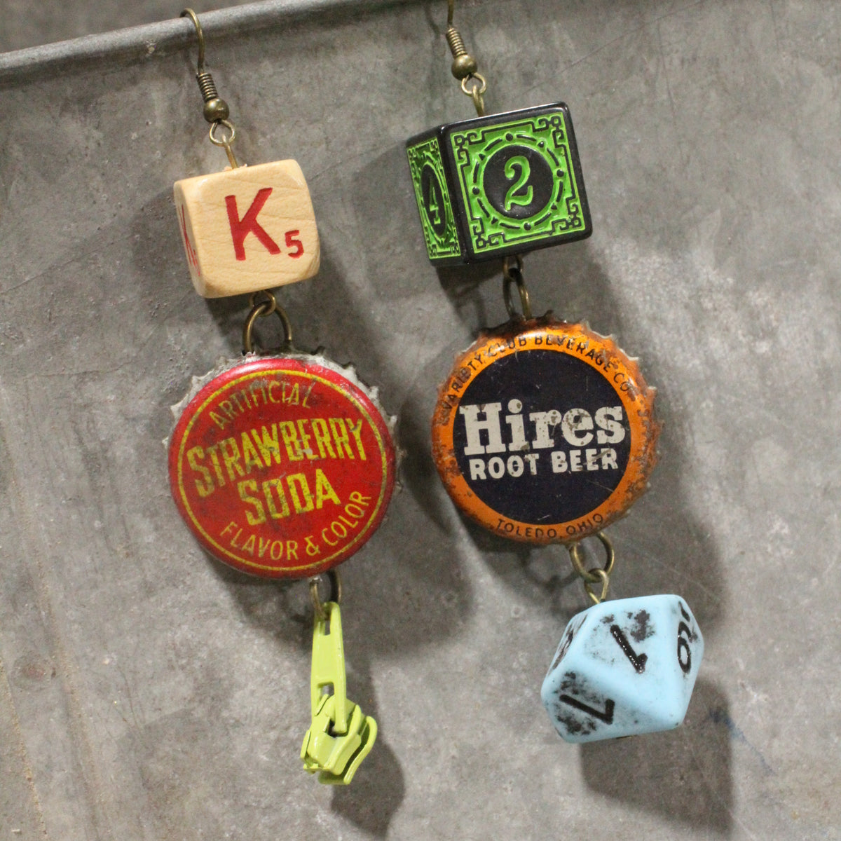 Toys & Trinkets Stretch Dangle Earrings