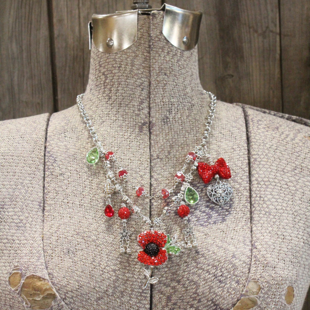 Never Forgotten Flower Layered Necklace