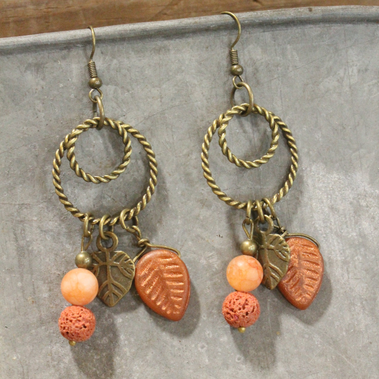 Colors Of Fall Dangle Earrings