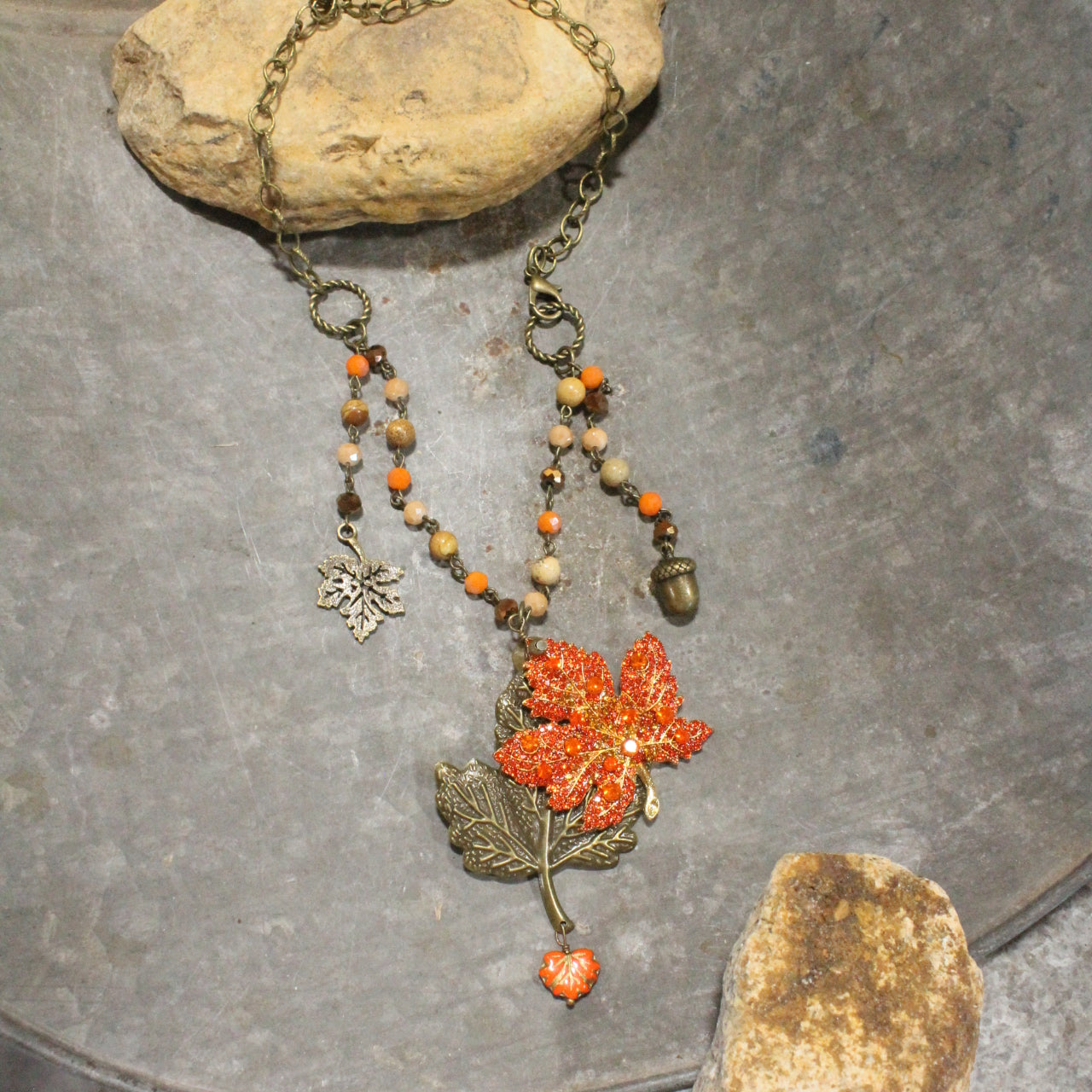 Nuts About Fall Season Necklace