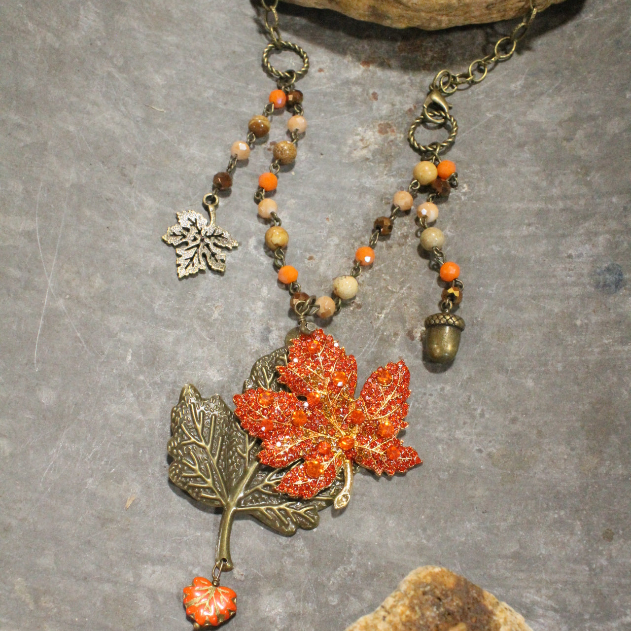 Nuts About Fall Season Necklace