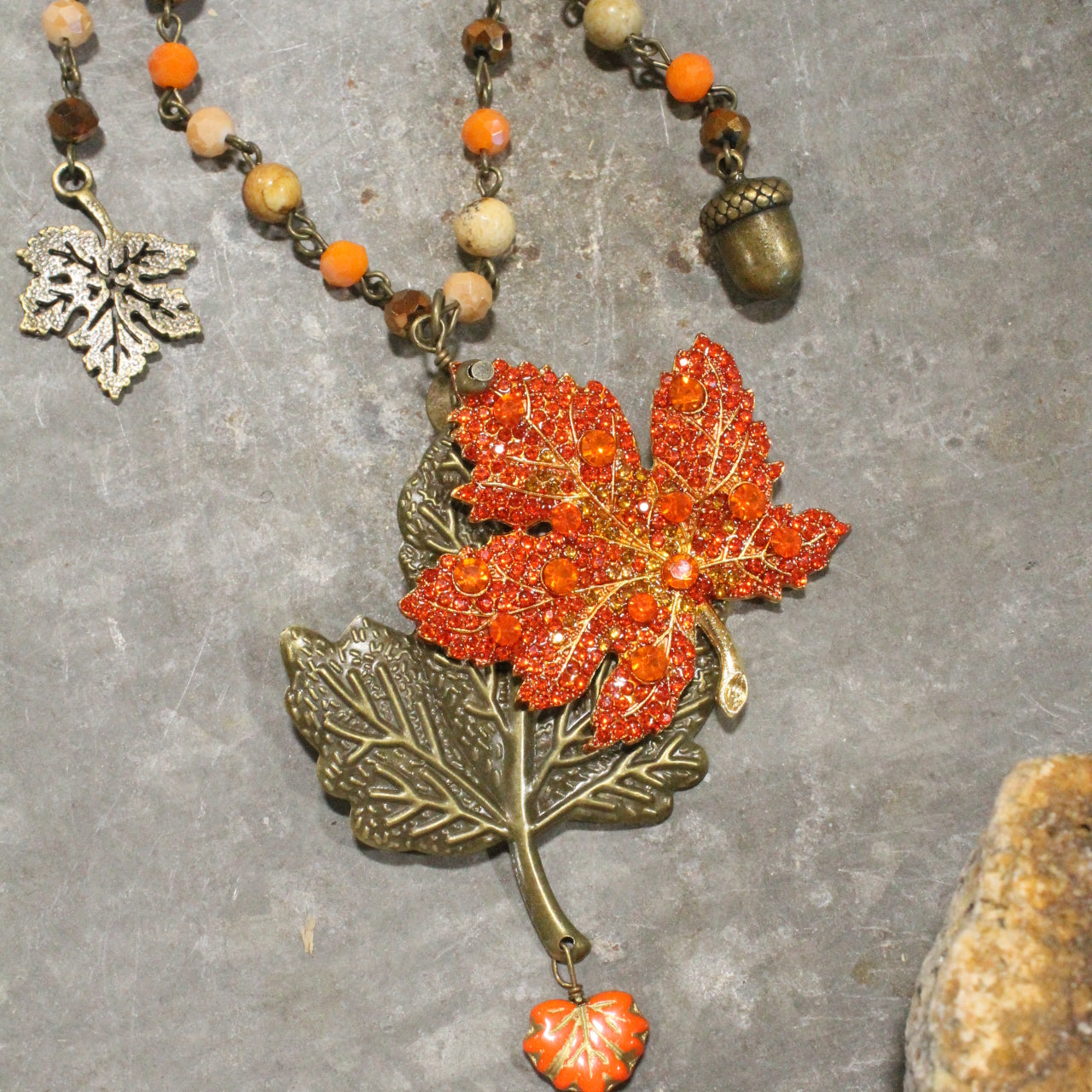 Nuts About Fall Season Necklace